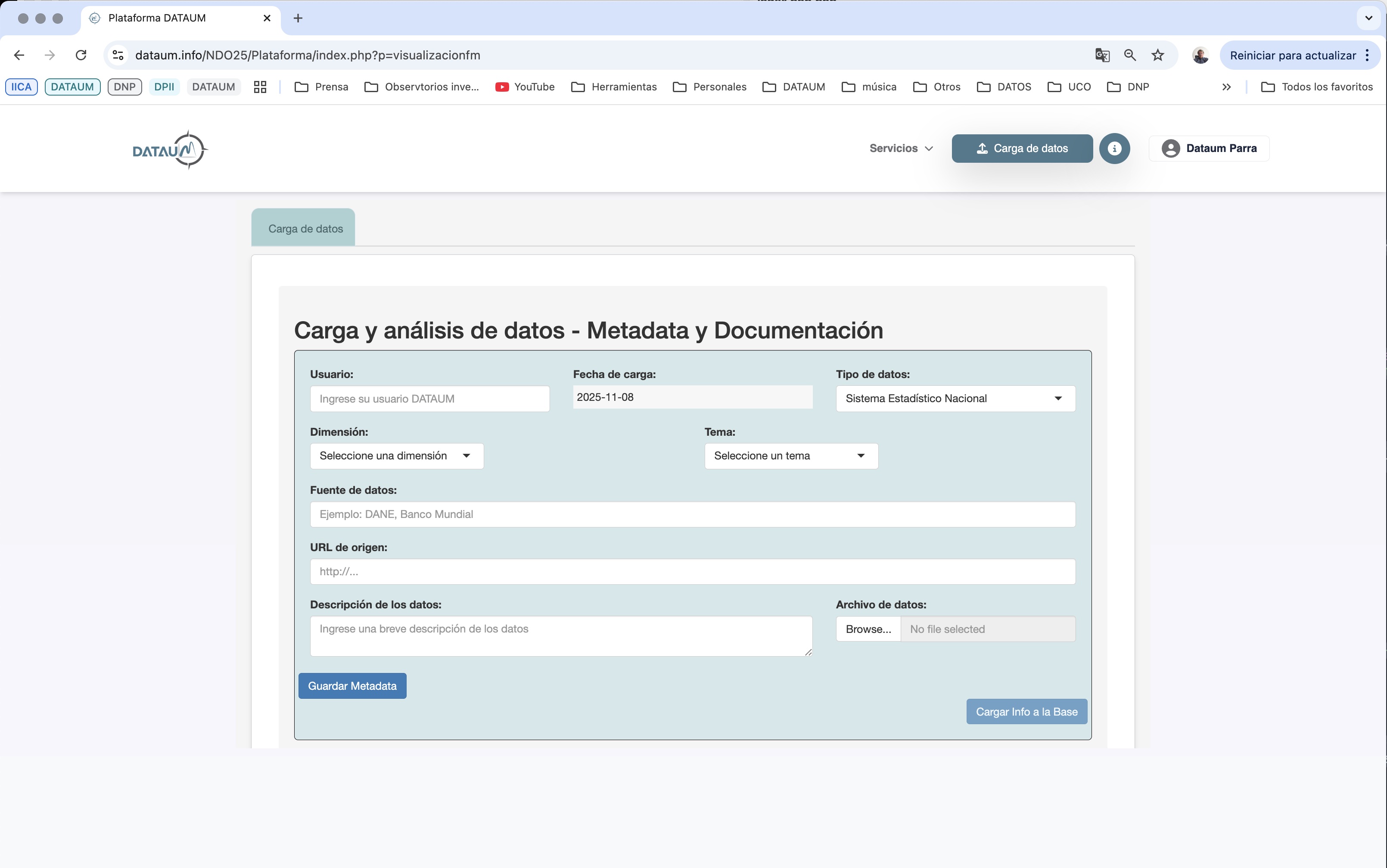 Creación de archivos